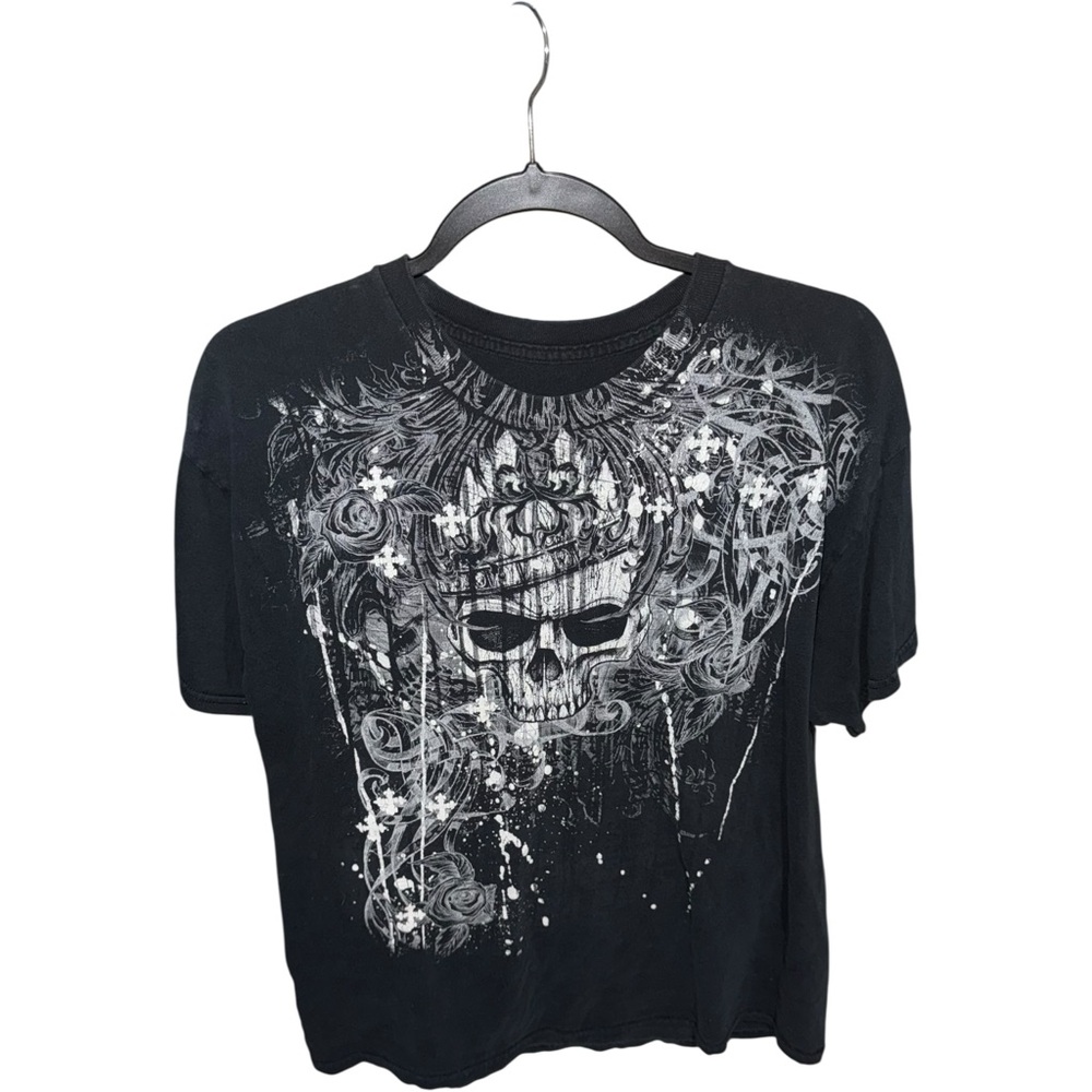 Black Skull Graphic T-Shirt